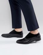 Kg By Kurt Geiger Suede Contrast Lace Up Shoes - Black