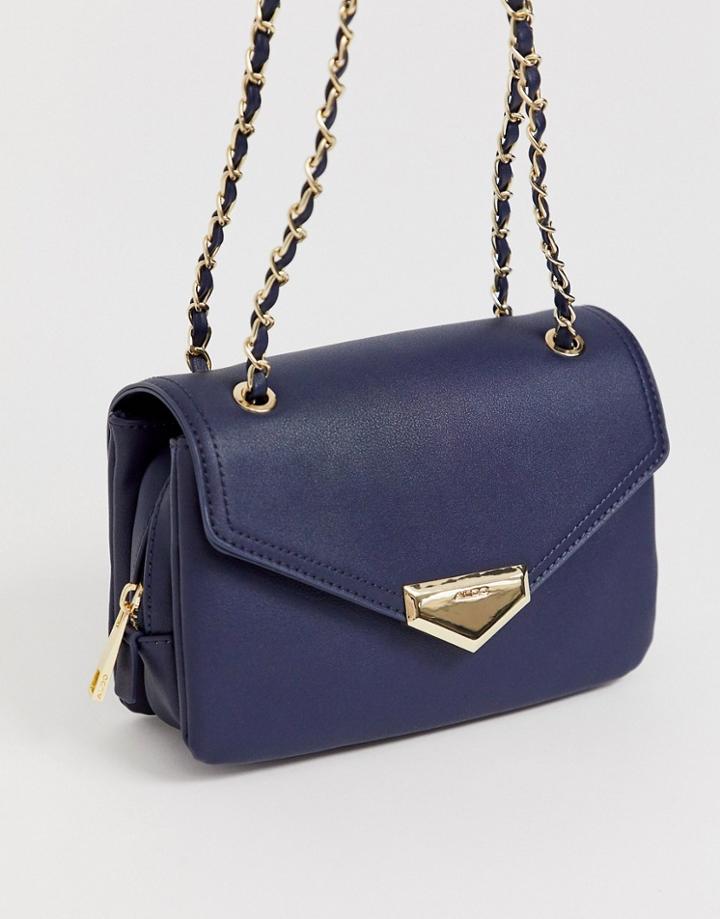 Aldo Chain Strap Faux Leather Shoulder Bag