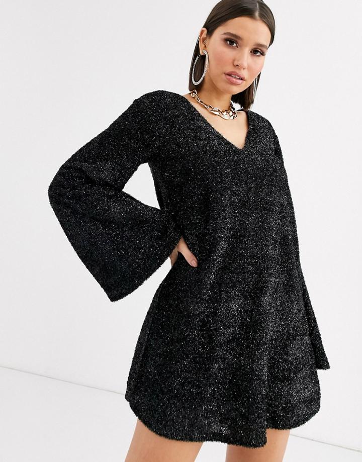 Ax Paris Leopard Print Wrap Midi Dress-multi