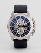 Police Navy Watch With Navy Multi Functional Dial - Navy