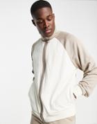 Topman Funnel Track Top In Stone - Part Of A Set-neutral