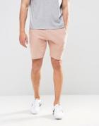 Asos Jersey Shorts In Super Skinny Fit In Pink - Mahogany Rose