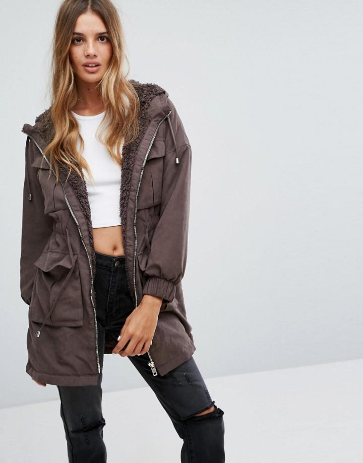 Minkpink Anorak - Gray