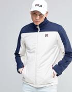 Fila Vintage Jacket With Fleece Lining - White