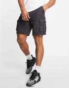 Quiksilver Relaxed Cargo Shorts In Gray