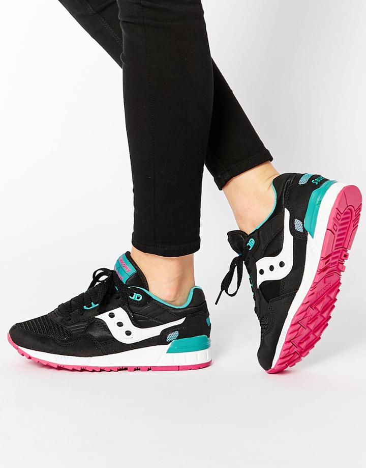 Saucony Shadow 5000 Black Sneakers - Black