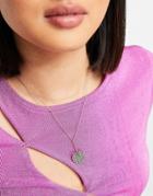 Tommy Hilfiger Heart Charm Necklace In Gold