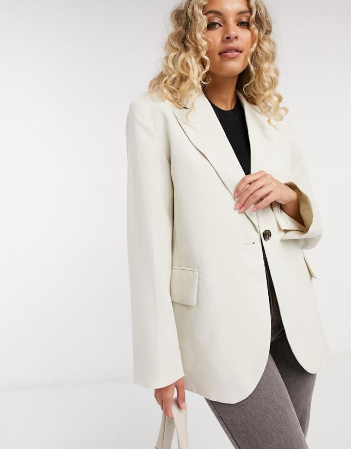 & Other Stories Oversized Blazer Gray-grey