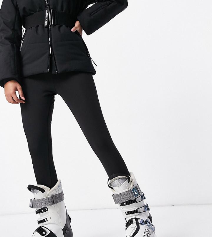 Asos 4505 Petite Ski Skinny Ski Pants With Stirrup-black