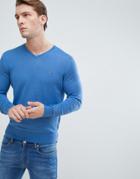 Tommy Hilfiger Silk Mix Sweater - Purple