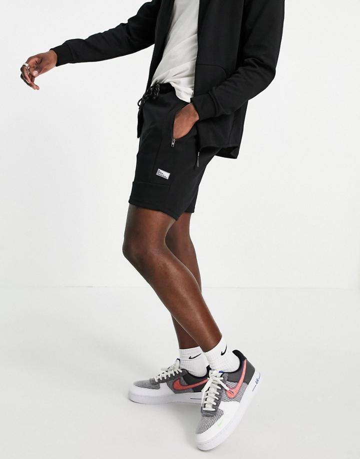 Jack & Jones Core Set Sweat Short In Black