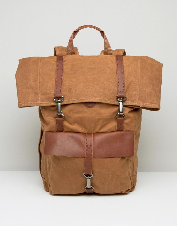 Timberland Waxed Canvas Backpack - Brown