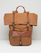 Timberland Waxed Canvas Backpack - Brown
