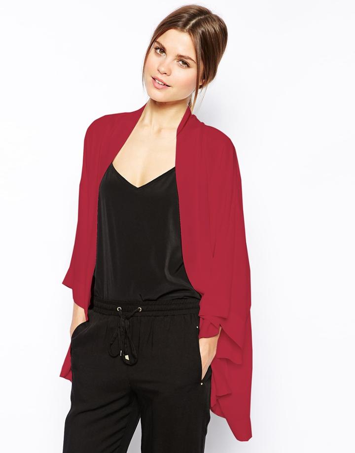 Asos Oversize Kimono - Red