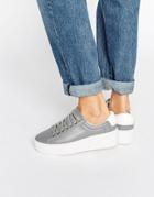 Truffle Collection Flatform Sneaker - Gray