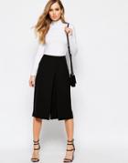 Sisley Culottes In Black - Black