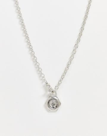 Status Syndicate Padlock Necklace-silver