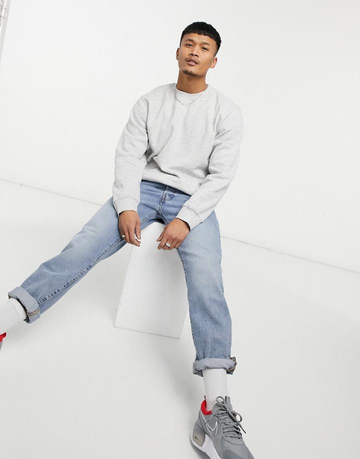 Weekday Standard Sweatshirt In Gray-grey