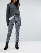 G-star 5622 Elwood X 25 Pharrell Jean In Paisley Print-blue