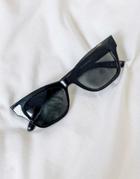 Asos Design Square Cat Eye Sunglasses-black