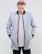 N1sq Reflective Reversable Bomber - Gray