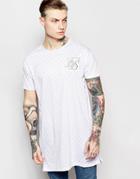 Siksilk X Check Mate Elongated Zip T-shirt - White