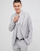 Gianni Feraud Wedding Slim Fit Suit Jacket - Gray