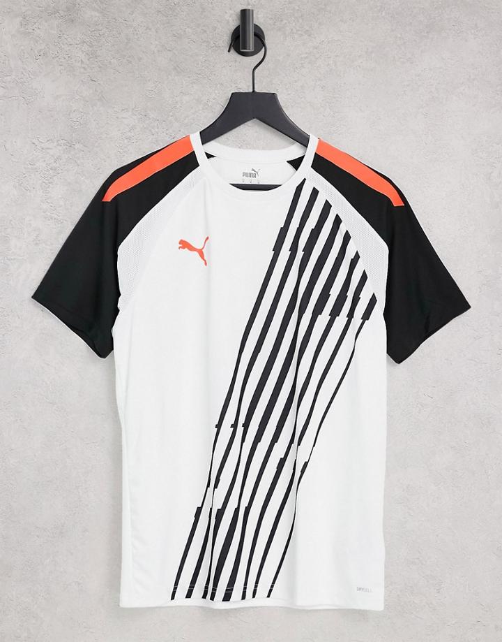 Puma Football Graphic T-shirt In White