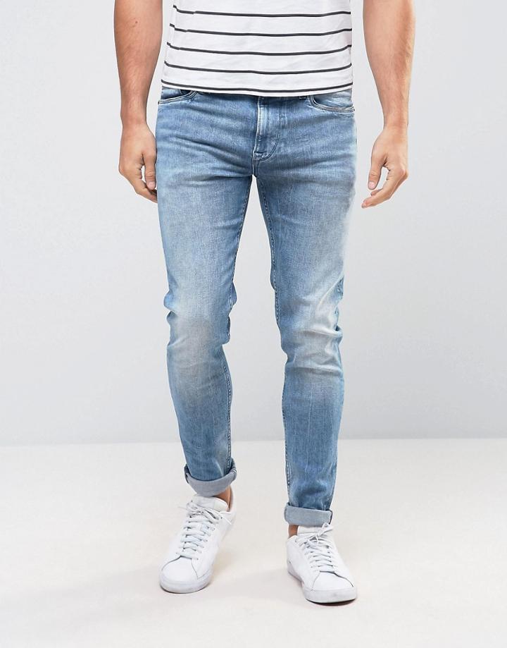 Pepe Nickel Skinny Fit Jean Indigo Oxide - Blue