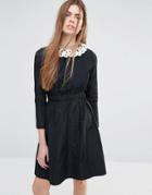 Vanessa Bruno Athe Dress With De-tachable Collar - Black