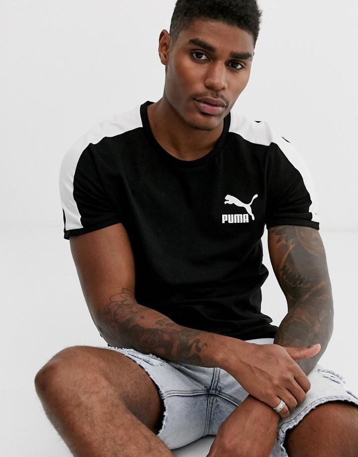 Puma T7 T-shirt In Black