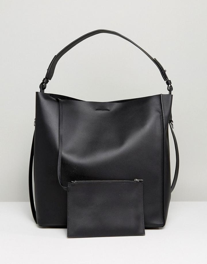 Allsaints North South Tote Bag - Black
