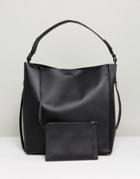 Allsaints North South Tote Bag - Black