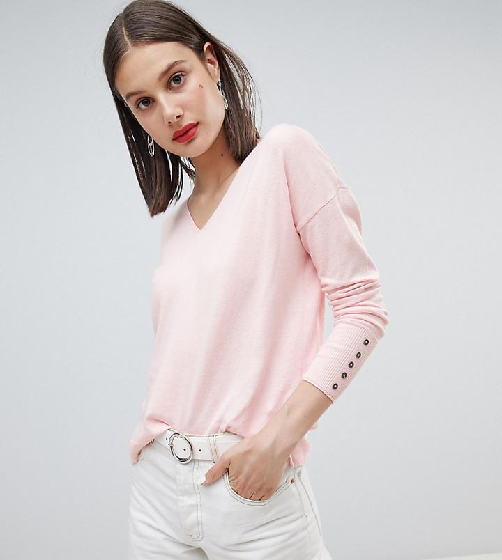 Esprit Lightweight Knitted Oversized V Neck Sweater