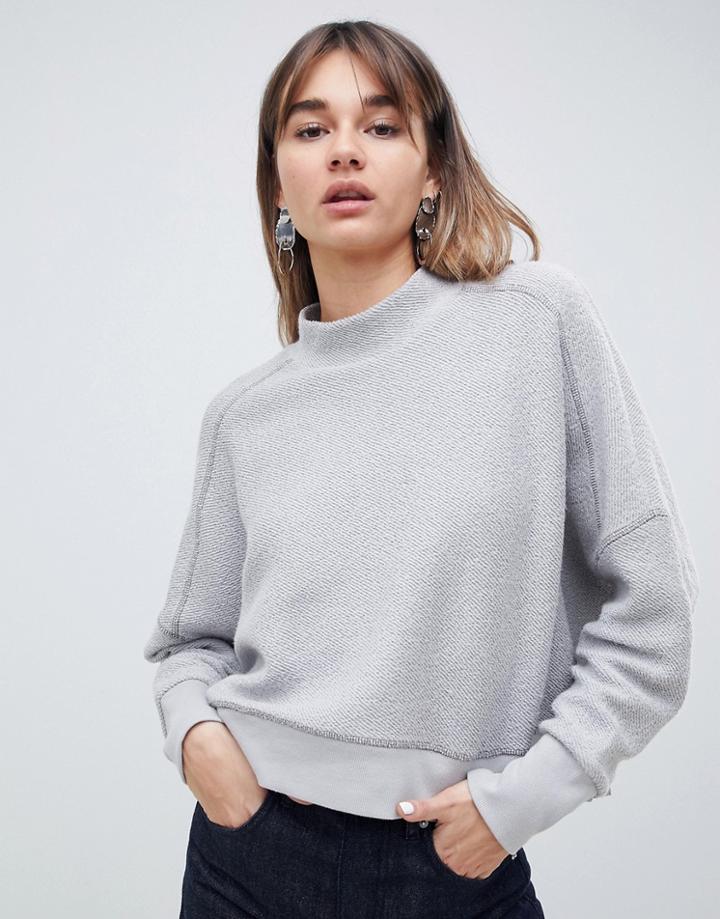 Asos White Inside Out Sweatshirt-multi