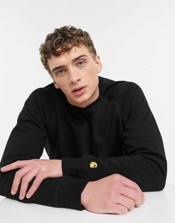 Carhartt Wip Chase Sweatshirt In Black