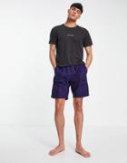 Calvin Klein Sleep T-shirt And Shorts Set-multi