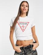 Guess Classic Logo T-shirt In White