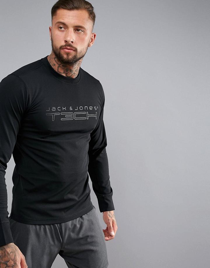 Jack & Jones Tech Training Sweatshirt - Black