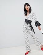 Unique 21 Floral High Waist Pants - Multi