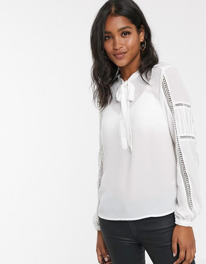 Y.a.s Pussybow Blouse-white