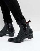 Jeffery West Murphy Studded Boots - Black