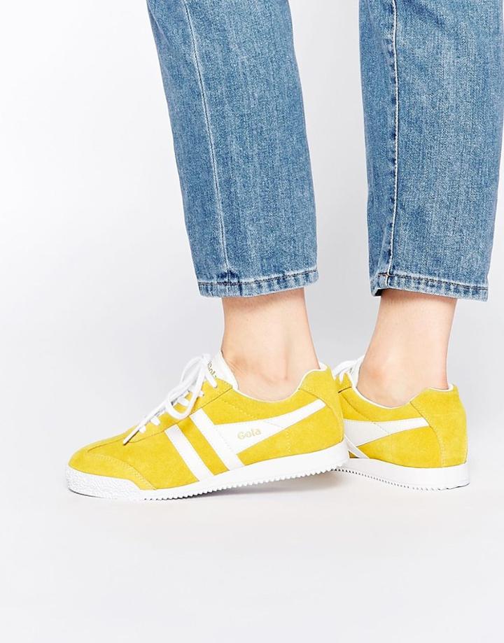 Gola Harrier Cla192 Yellow Sneakers - Yellow
