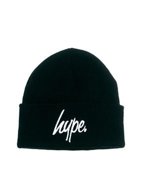 Hype Script Beanie Hat - Black