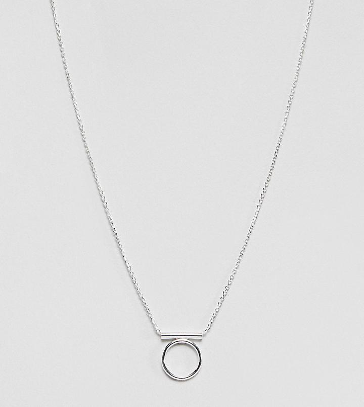 Kingsley Ryan Sterling Silver Circle Pendant Necklace - Silver