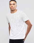 Bellfield T-shirt With Geo Print - White
