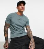 Puma Embroidered Logo T-shirt In Washed Gray - Exclusive To Asos