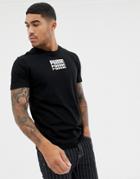 Puma T-shirt With Stacked Logo In Black 85240401 - Black