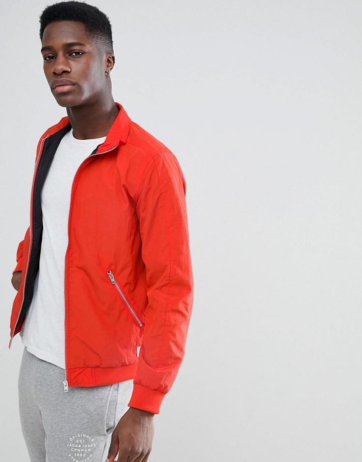 Jack & Jones Core Harrington Jacket - Red
