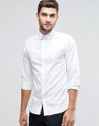 Jack & Jones Premium Long Sleeve Slim Smart Shirt - White
